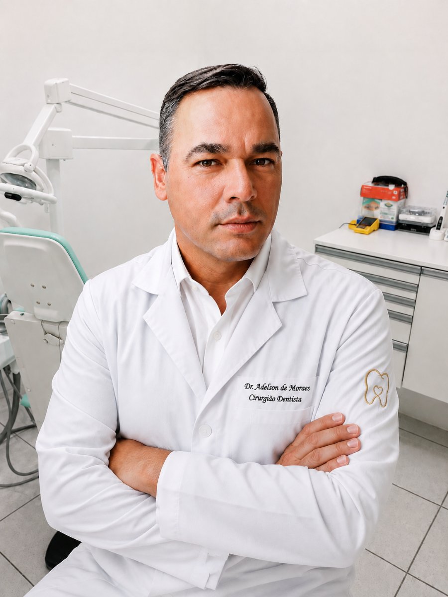 Dr. Adelson Moraes, cirurgião-dentista